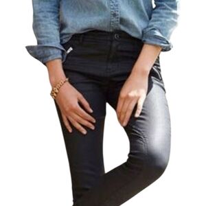 Harper Black Waxed Black Denim sz 28